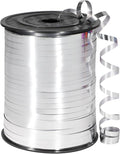 Silver Ribbon, 500 Yard Premium Silver Curling Ribbon, Metallic Shiny Curling by OMISELIO