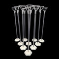Clear Transparent Balloon Sticks and Stands 10pc set, reusable balloon sticks by lightsfever