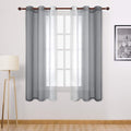 DWCN Grey Ombre Sheer Curtains by DWCN