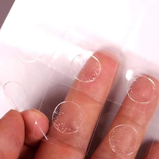 600PCS Clear Dots Glue Removable Double Sided Adhesive Dots - Image 2