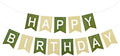 Happy Birthday Banner Pre-Strung Birthday Decorations Birthday Party Backdrop by RICHHHA