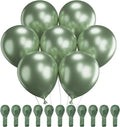 Mr. Pen- Metallic Balloons, 12 Inch, 54 Pack | Latex Metallic Sage Green by MrPen