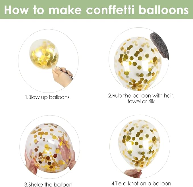 Sage Green Brown Gold Balloons Arch Kit, Party Decorations | Tan Nude Sand White - Image 4