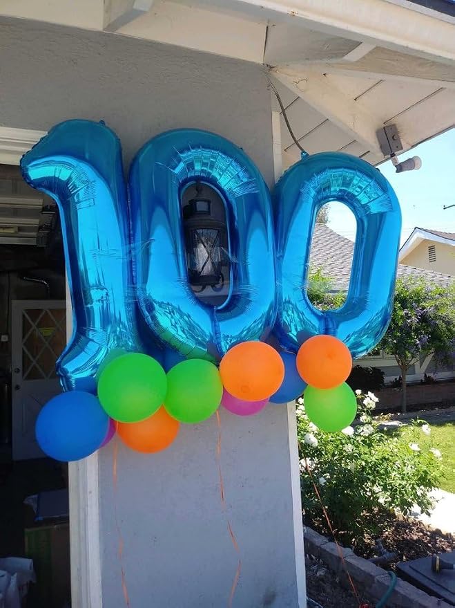 Navy Blue Number 9 Balloon 40 Inch, 9th Birthday Decorations Men Women | Foil - Image 2