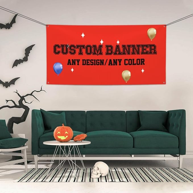 Personalized Banner 3'x6'-Customized Polyester Banner by TUSANEII