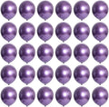 5 inch Metallic Purple Balloons by YicUik