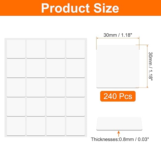 HARFINGTON 240pcs Double Sided Sticky Tape Dots, Adhesive Two Sided Nano Dots - Image 2