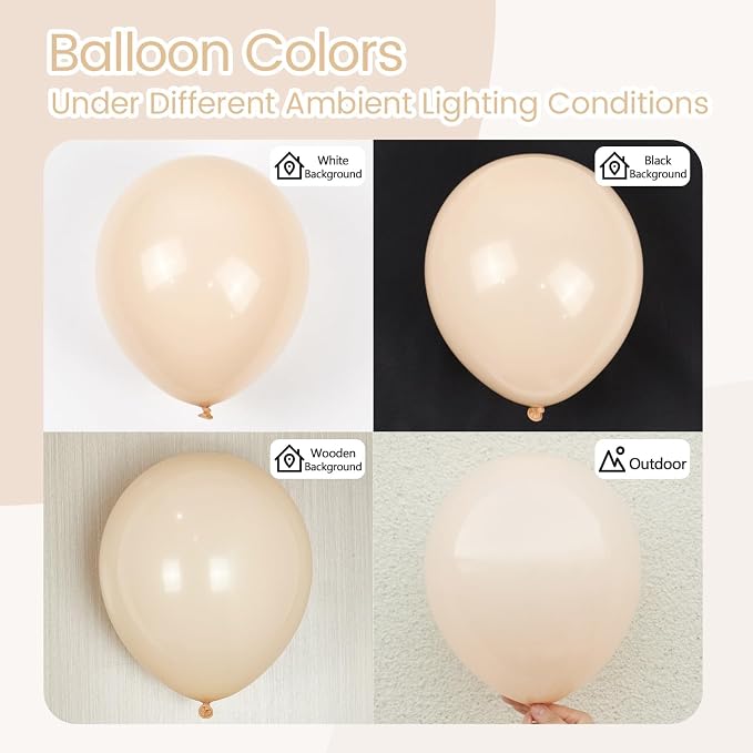 Nude Balloons 12 inch, Baby Shower, Gender Reveal, Birthday Party Decorations - Image 4