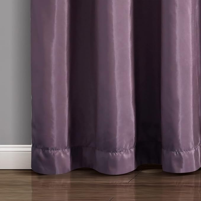 Lush Decor Night Sky Window Curtain Panel, Single 100"W x 84"L Purple & Gray - Image 5