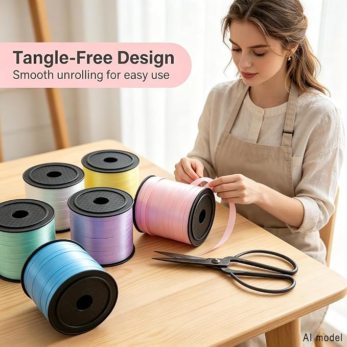 Decorative Curly Ribbon for Gift Wrapping, Party Balloon Decoration - Image 7