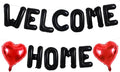 TONIFUL 16 Inch Black WELCOME HOME Foil Letter Balloons Banner Decorations | by TONIFUL