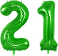 Number 21 Balloons for 21st Birthday Party Decorations, 0-100 Large No.21 by Joycard
