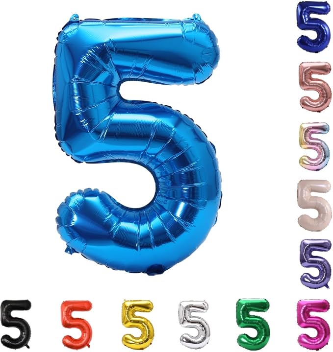 YPSelected 32 Inch Large Foil Helium Number Balloon Birthday Wedding Party 0-9 by YPSelected