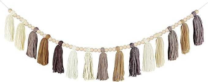Boho Yarn Tassel Garland by APESO