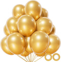 110pcs Gold Balloons, Metallic Gold Latex Balloons 12 inch, Globos Dorados by KUULBELAballoons