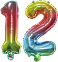 Number 12 Balloon Foil Mylar Balloons by YPSelected