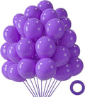 LOVESTOWN 110 PCS Purple Balloons, 12 Inch Bright Purple Latex Balloons | by Lovestown