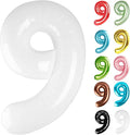 White Number 9 Balloon 40 Inch by IWERP