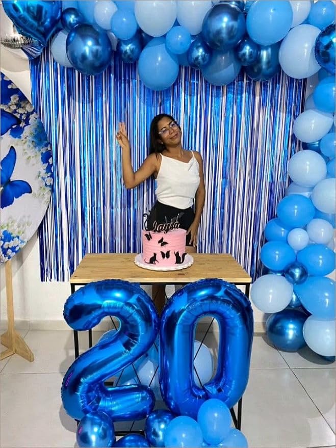 9 Number Balloons Cream 40 Inch Foil Balloon - Image 3