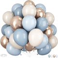 HILAVO Dusty Blue and Gold Balloons by HILAVO
