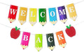 Welcome Back Banner Colorful Pencil Back to School Decorations First Day of by Unknown