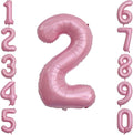 Pearlescent Pink Number 2 Balloon 40 Inch, Pearl Foil by Unknown
