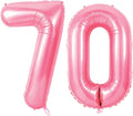Number 70 Balloons for 70th Birthday Party Decorations, 0-100 Large No.70 by Joycard