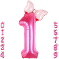 40 inch Pink Number 1 Balloon by Kwuz