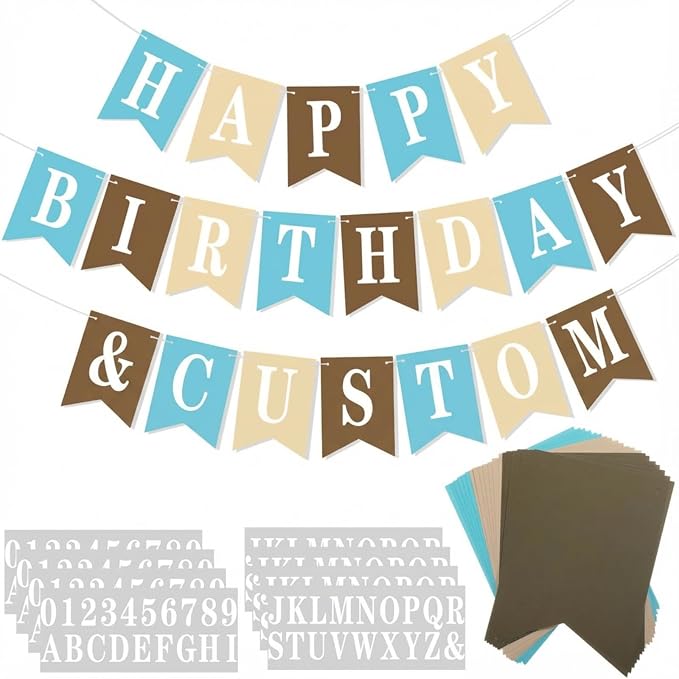 Mooliwe 171 Pcs DIY Custom Banner Kit Make Your Own Customizable Sign by Mooliwe