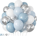 Blue and Silver Balloons by Froova