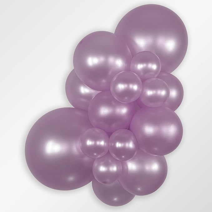 Sempertex Round Pearl Lilac Balloons, 5 Inch, Graduation, Baby Shower, - Image 2