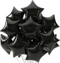 TONIFUL 15 Pcs Star Shaped Balloons 18 Inch Large Black Foil Balloons | Big by TONIFUL