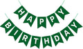 Hooqict Happy Birthday Banner Dark Green Birthday Party Decorations Green Party by Hooqict