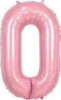 Pink Letter O Balloons, O Balloon 40 Inch Foil Helium O Balloon Letter | Pink O by BBPOOL
