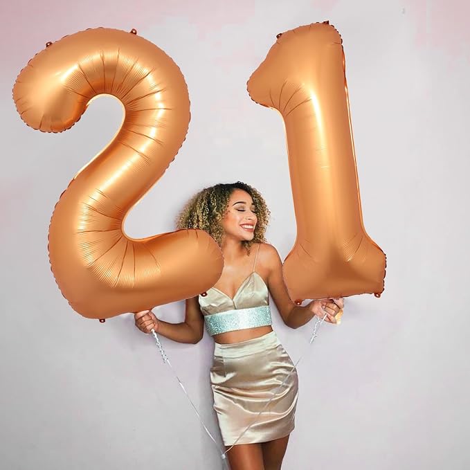 Number 7 Balloon for Boys, Giant Orange Self Inflating Number 0-9 Set Decor for - Image 4