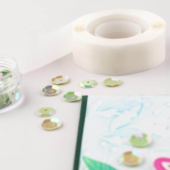 3000PCS Point Dots Balloon Glue Removable Adhesive Point Tape, 10Rolls Double - Image 5