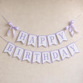 Lavender Happy Birthday Banner by TULOBI