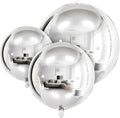 18 Pcs Foil Balloons Shiny Round Balloons Set Large Balloon Garland Arch by TOTAFAM