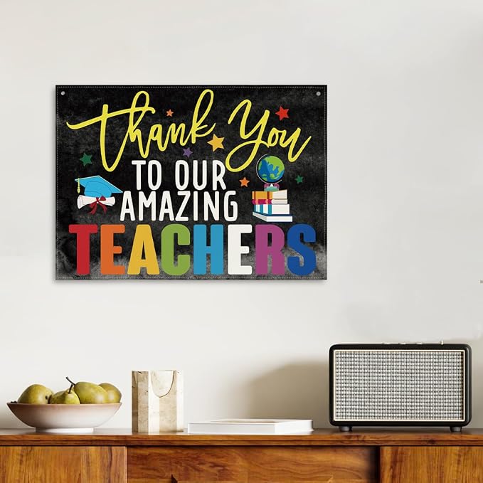 Teachers Appreciation Banner, Thank You to Our Amazing Teachers Banner - Image 6