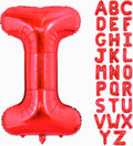 Red Letter I Balloons, I Balloon 40 Inch I Balloons Letter by BBPOOL