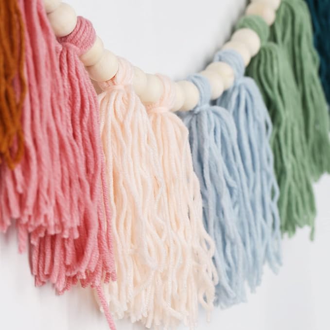 Colorful Boho Tassel Garland - Image 5