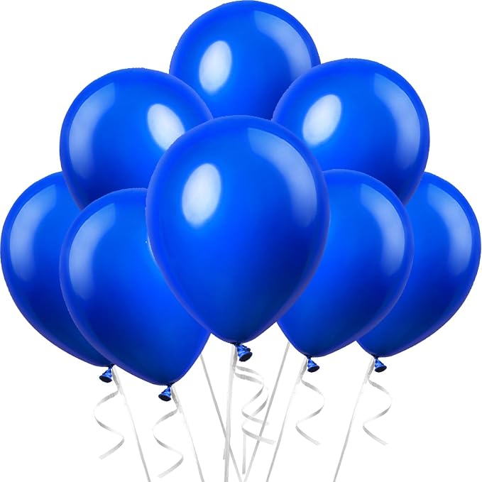 200 Pack UV Neon Blue Balloons Glow Balloons Neon Party Decorations Black Light - Image 2