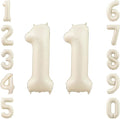 Cream Number 11 Balloon 40 Inch, Premium Event Backdrop Decoration and Party by Unknown