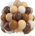 Brown Balloons, 12 Inch 50 Pcs Thick Neutral Western Cowboy Latex Balloon | by Paeyeq