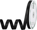 woric Double Faced Black Satin Ribbon 60 Yards 1/2 Inch Black Bows | Smooth by woric