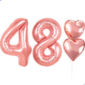 40 inch Rose Gold Birthday Balloons by Unknown