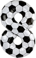 40 Inch Soccer Number 8 Foil Balloon, Soccer Birthday Party Decorations | by Unknown