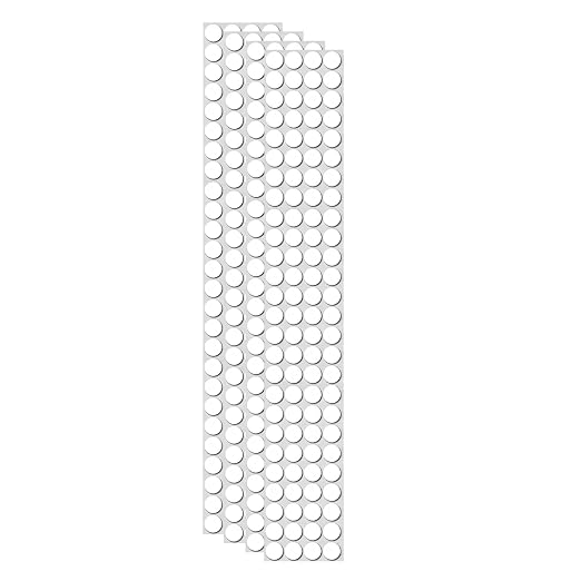 Glue Dots Double Sided 400 PCS, 0.39 Inch Clear Sticky Tack, Removable Poster by Duccinp