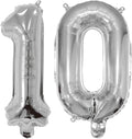 Number 10 Balloon Foil Mylar Balloons by YPSelected