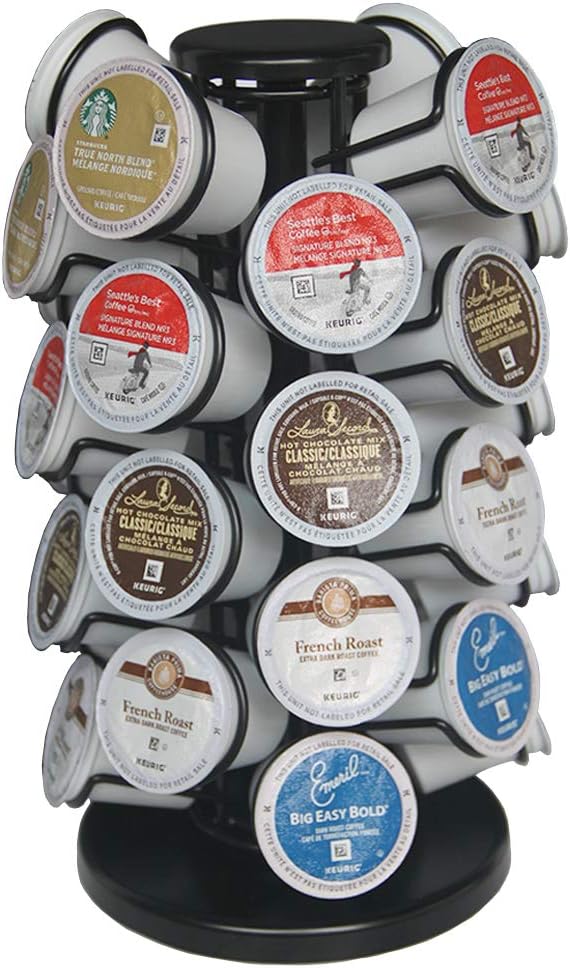 BLACKSMITH FAMILY Capacity of 32 Pods K Cup Holders, K Cup Holder, K Cups Holder by BLACKSMITHFAMILY